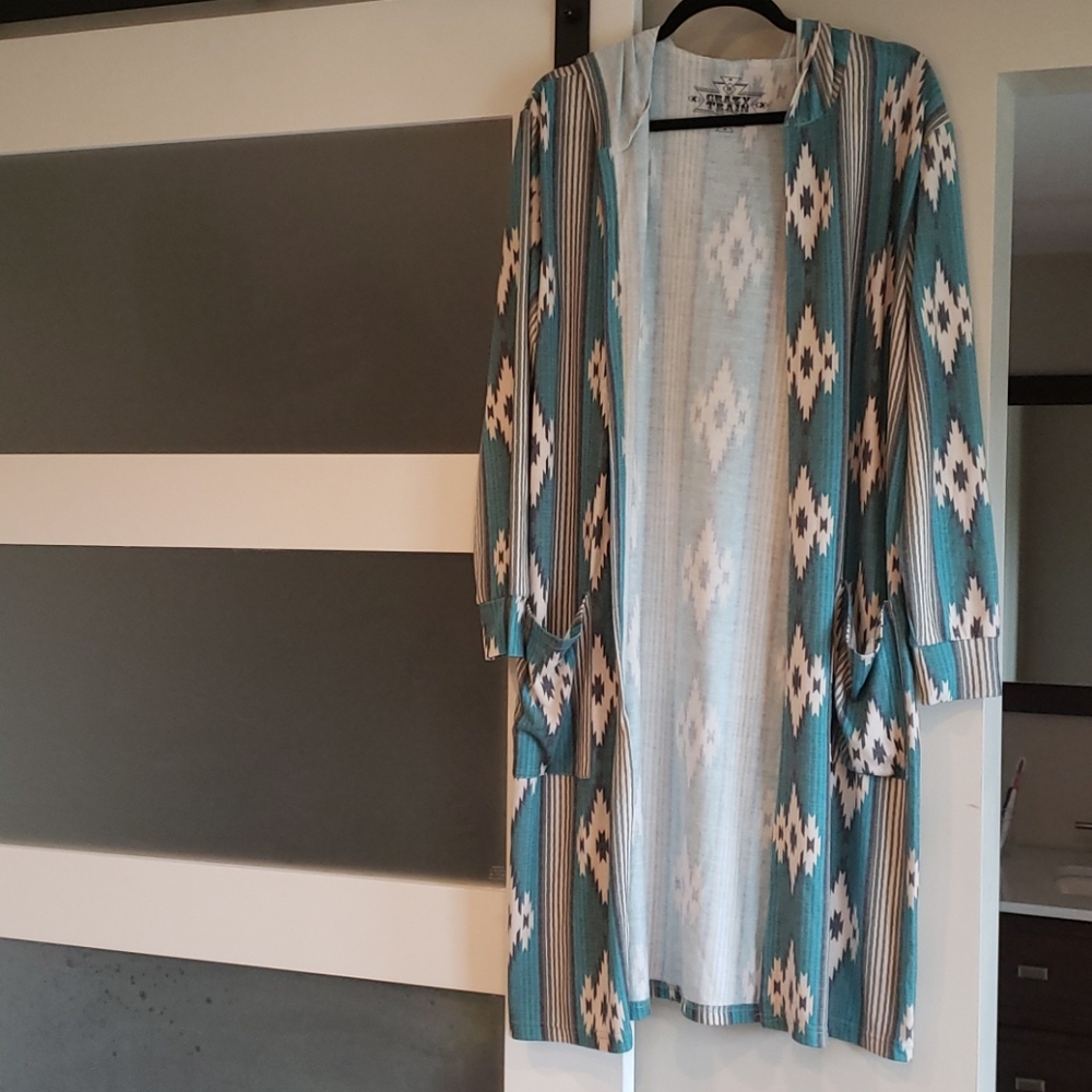 Cardigan hooded